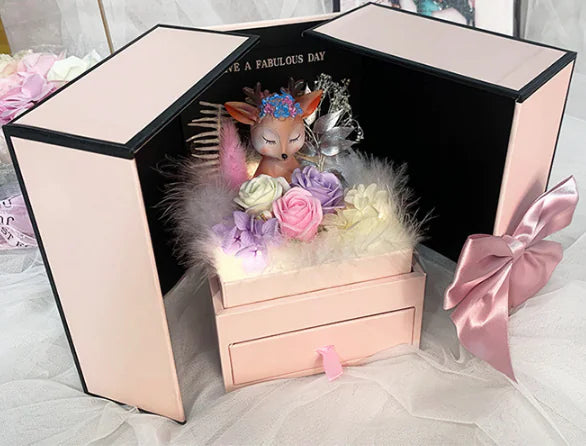 Valentine's Day Gift Box with Necklace and Jewelry