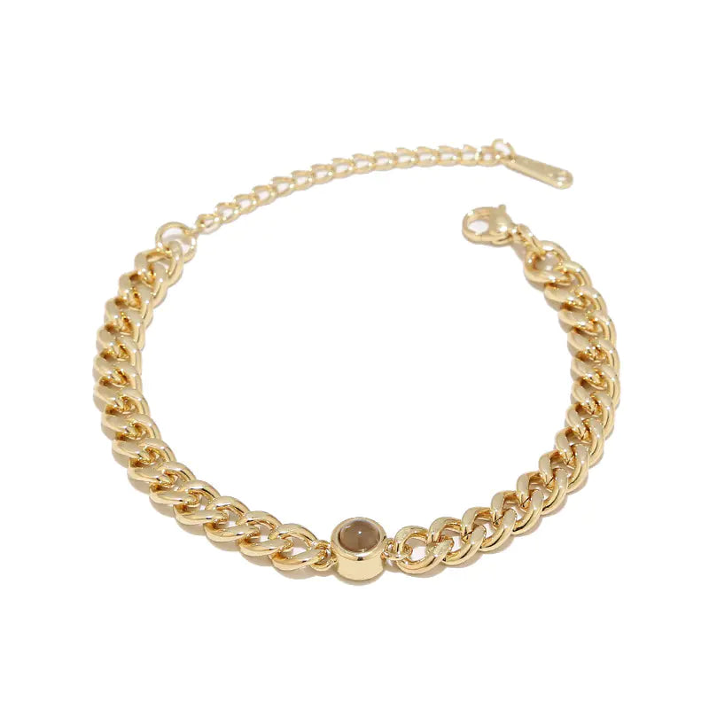 Custom Love You Bracelet in 100 Languages for Valentine's Day