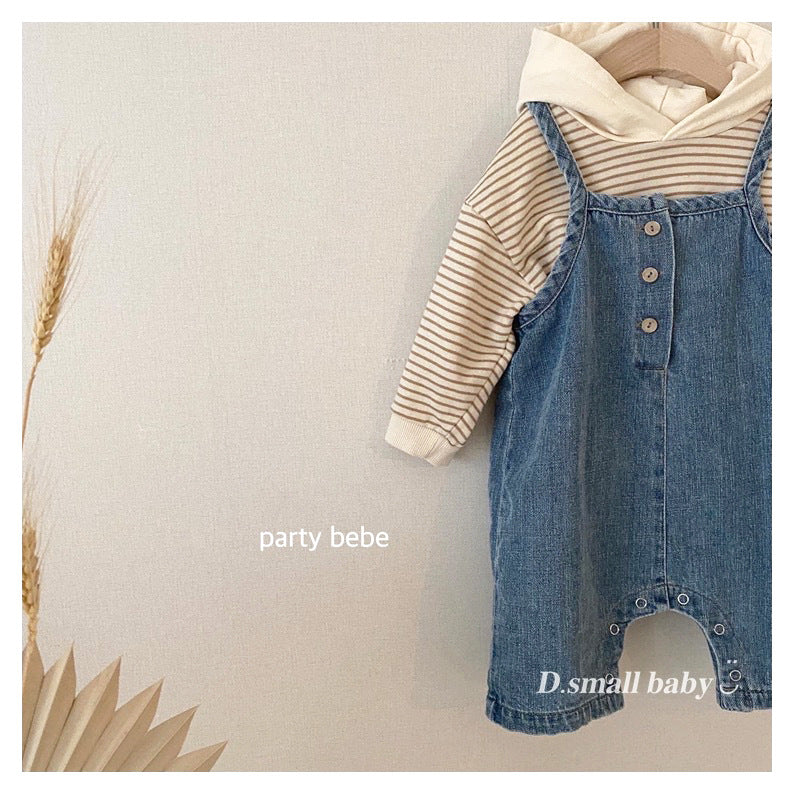 Baby Denim Overalls for Autumn Season