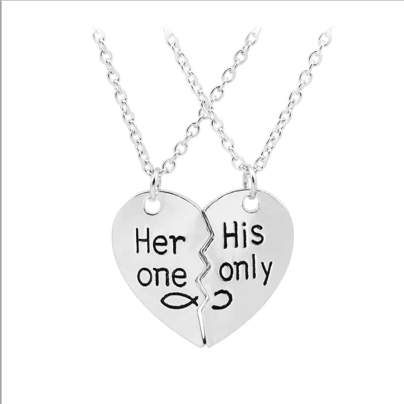 Heart-Shaped Pendant Necklace for Valentine's Day Gift